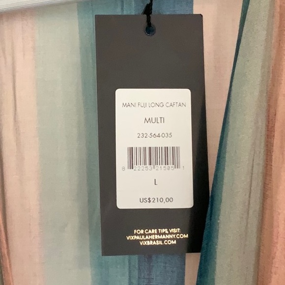 Vix Paula Hermanny Mani Fugi Caftan Sz LG - Picture 4 of 11